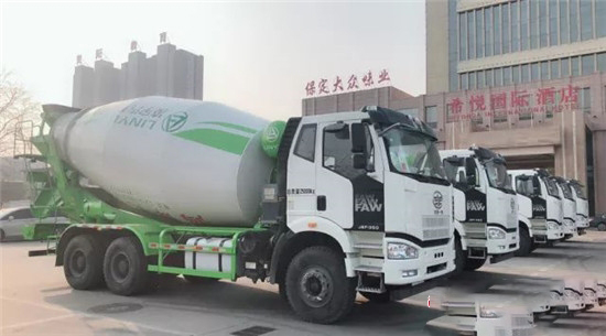 感謝有你，雄安有我！35臺凌宇攪拌車助力雄安新區(qū)建設(shè)